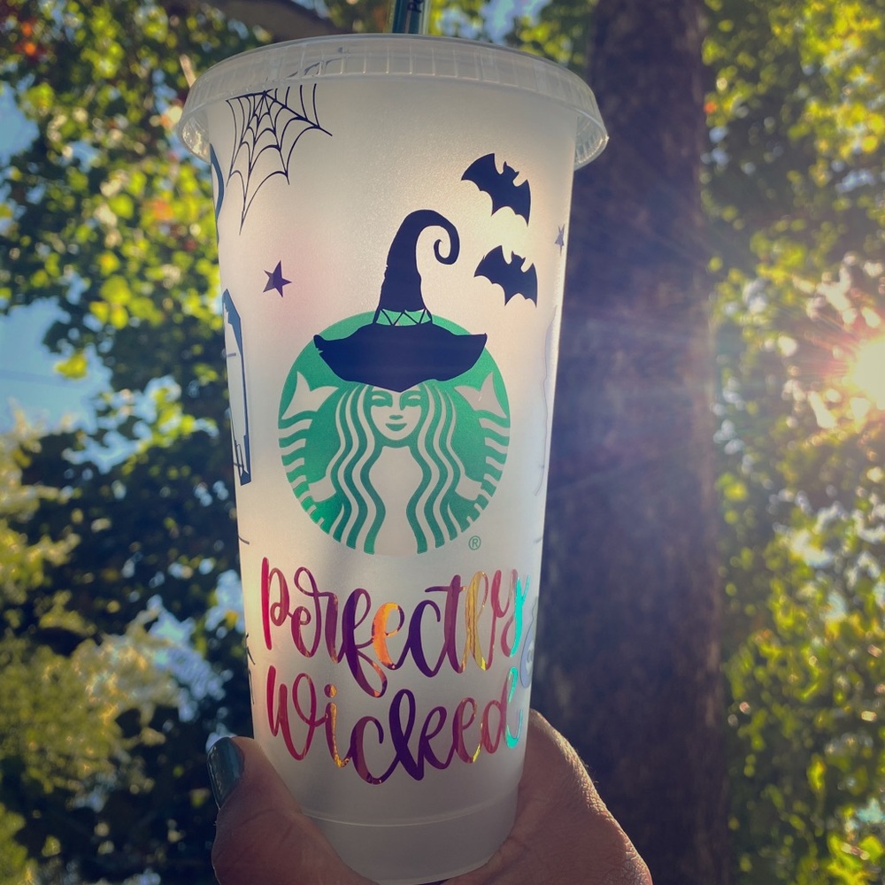 Custom Halloween Starbucks Reusable Cup